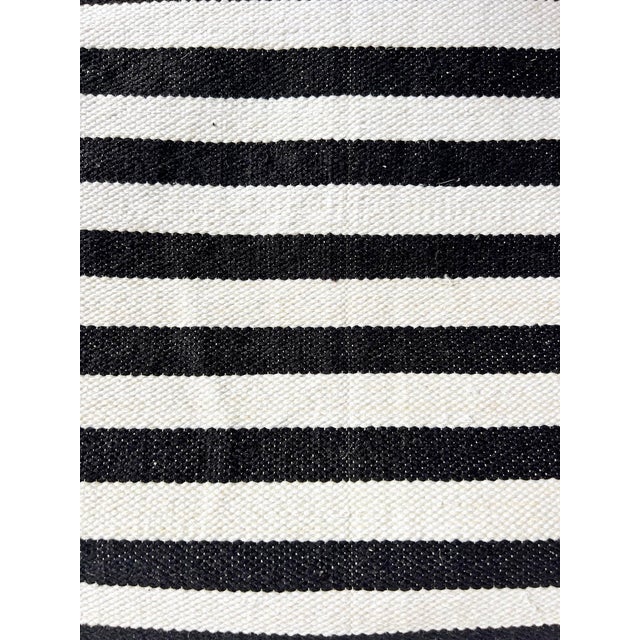 Black Black & White Burkina Faso Blanket For Sale - Image 8 of 8