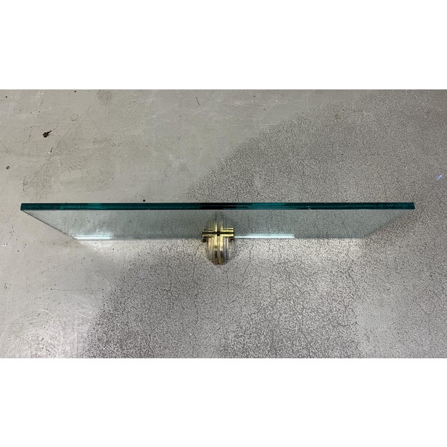 Hollywood Regency Wall-Mounted Shef from Peter Ghyczy, 1970s For Sale - Image 3 of 9