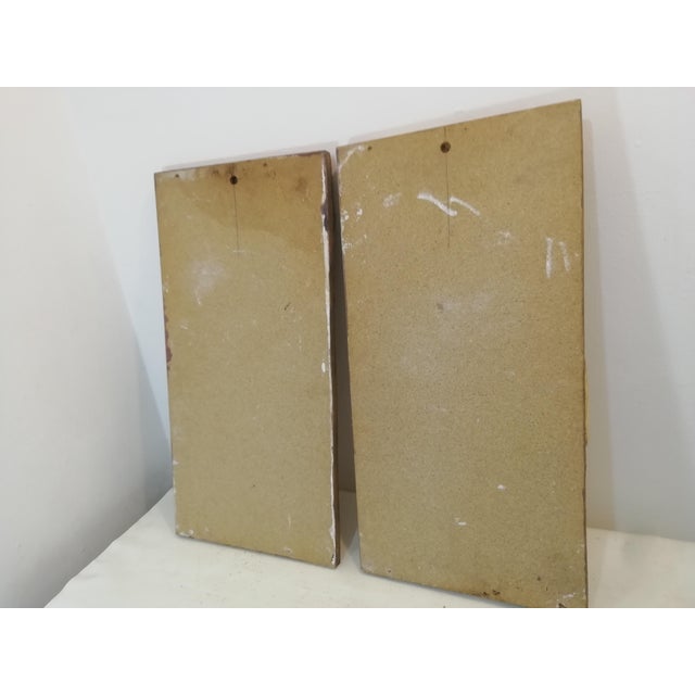 Large Decorative Panels, 1950s, Set of 2 For Sale - Image 10 of 11