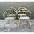 Vintage MCM Hoop Folding Wrought Iron Table and Chairs For Sale - Image 4 of 12
