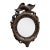 1950s Mid Century Eagle Wall Mirror Federal Revival Americana Coppercraft Guild 21" For Sale