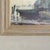 Framed Coastal Painting of Cape Ann Gloucester Massachussets Signed Roubaud For Sale - Image 9 of 10