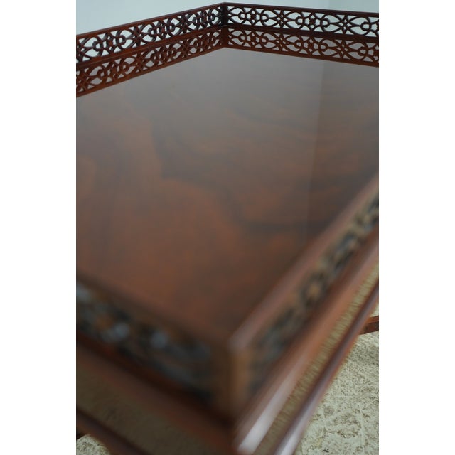 Kindel Chippendale Mahogany Tea Table For Sale In Philadelphia - Image 6 of 15