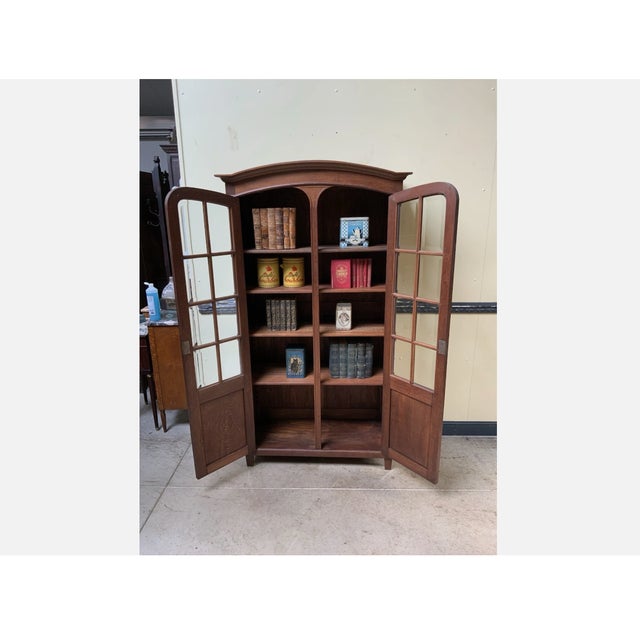 Antique Art Nouveau Display Cabinet, 1915 For Sale - Image 6 of 10