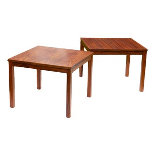Danish Modern Rosewood Side Tables, 1960s, Set of 2 For Sale