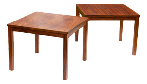 Danish Modern Rosewood Side Tables, 1960s, Set of 2