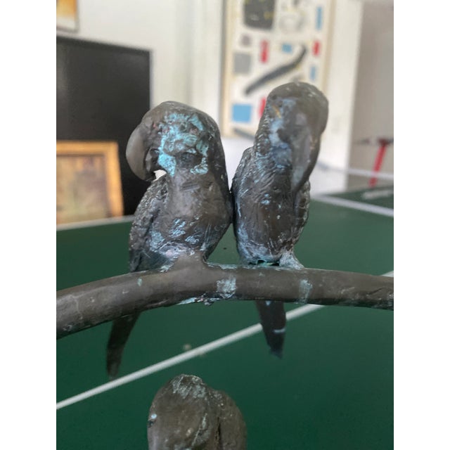 1960s 1960s Giacometti Style Bronze Birds on a Branch For Sale - Image 5 of 13