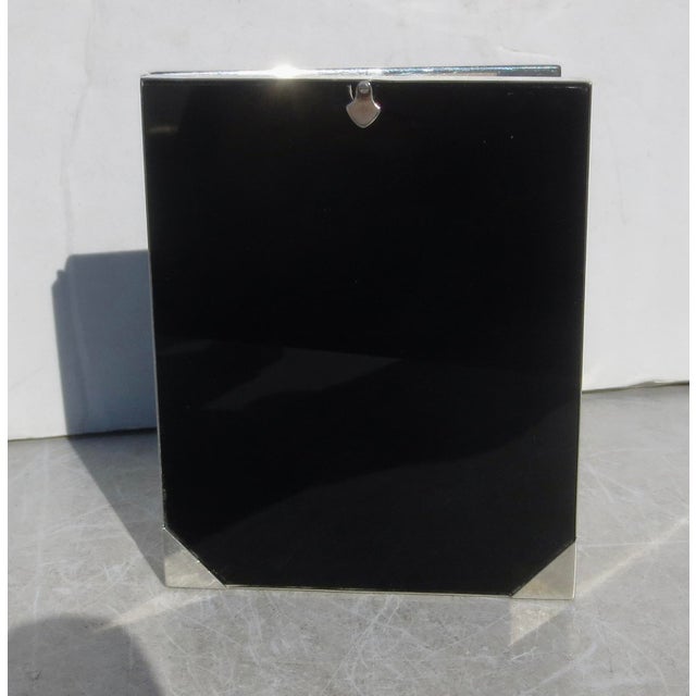 Modern Sterling Silver Tiffany Double Window Frame For Sale - Image 3 of 4