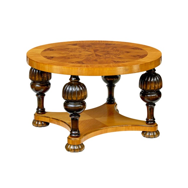 Mid-Century Art Deco Swedish Elm Root Coffee Table, 1950 For Sale - Image 9 of 9