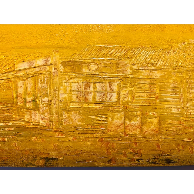 1972 Original Oil on Wooden Board Painting by Australian Artist Neil Savage Aprox. dimensions: 22.5"W x 14"H Very good...