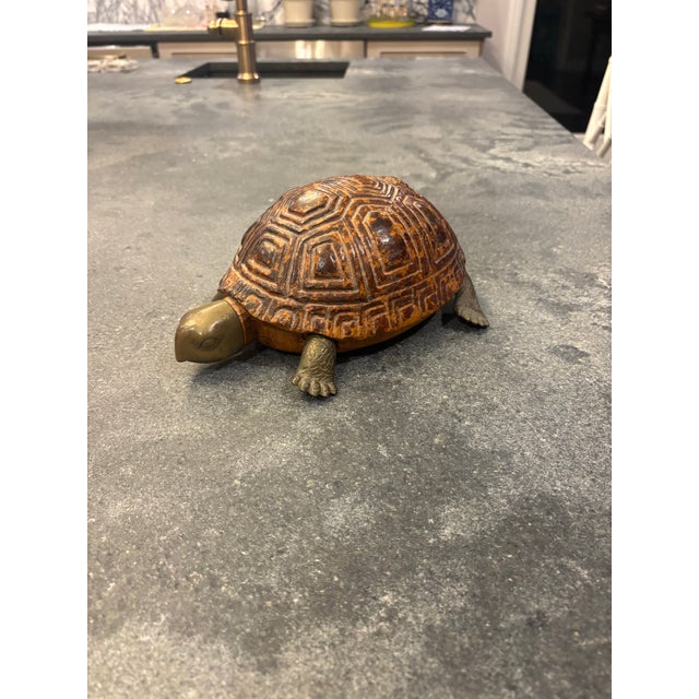 Italian Sarried Ltd. Mid Century Turtle Tortoise For Sale - Image 3 of 10