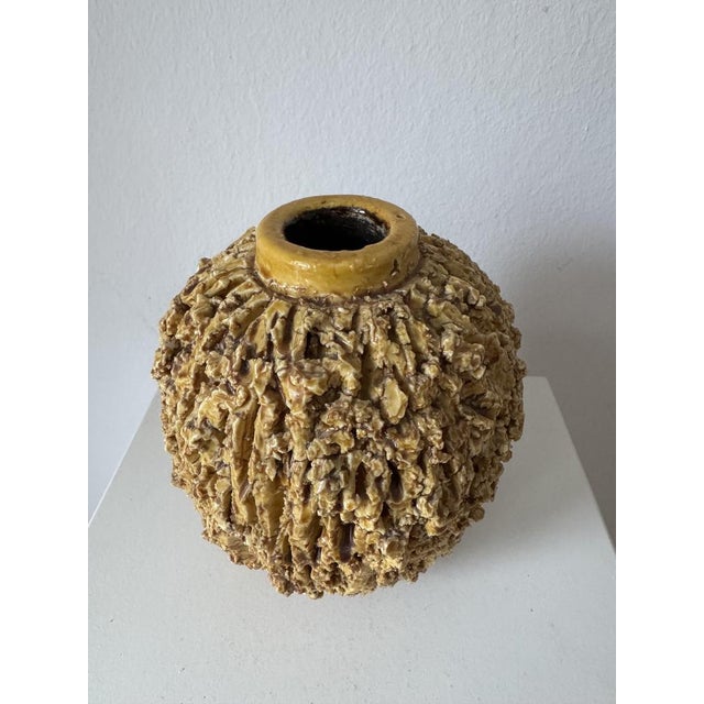 1960s Hare Fur Glazed Table Lamp by Swedish Gunnar Nylund for Rörstrand, 1960s For Sale - Image 5 of 7