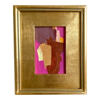 "Juicy Plum" 2025 Framed Mini Painting by Jessalin Beutler For Sale