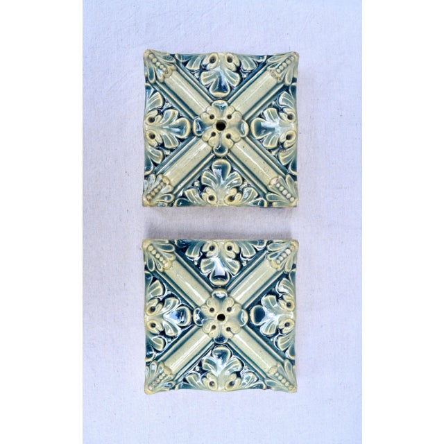 Early 20th Century Antique French Hand Made Tiles For Sale - Image 5 of 6