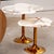 White Onyx Nesting Tables by Forzini, Set of 2, in New conditions. Designed from 2000