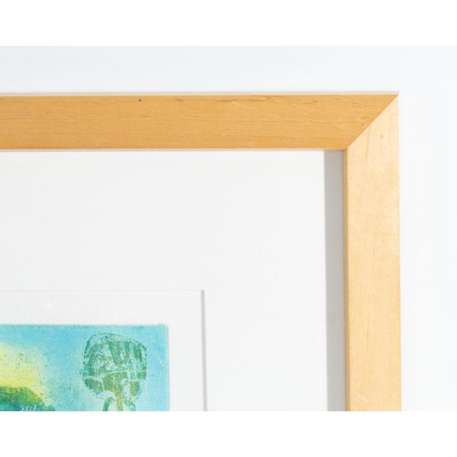 Late 20th Century Abstract Intaglio Print by Shoichi Hasegawa For Sale - Image 5 of 8