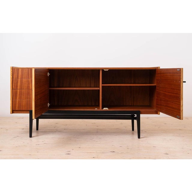 Mid-Century Modern Sideboard by Frantisek Mezulanik for Up Závody, 1960s For Sale - Image 4 of 9