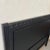Black Patinated Wooden Headboard, in Very Good conditions. Designed 1950 to 1959