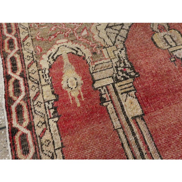 Galerie Shabab Collection Early 20th Century Turkish Oushak Throw Rug For Sale - Image 4 of 6