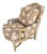French Louis XV Bergère Armchair Safari Animals Lions Elephants Giraffes For Sale