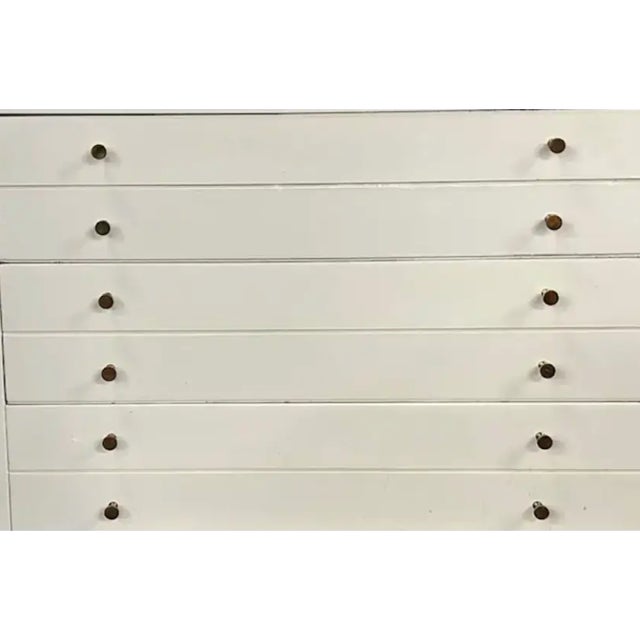 Mid-Century Modern Mid Century American of Martinsville White Painted Dresser For Sale - Image 3 of 8