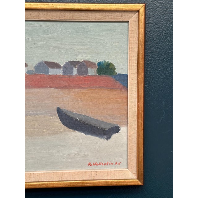 1970s Raymond Wallentin, Byxelkrok, 1975, Oil & Oil on Canvas, Framed For Sale - Image 5 of 18