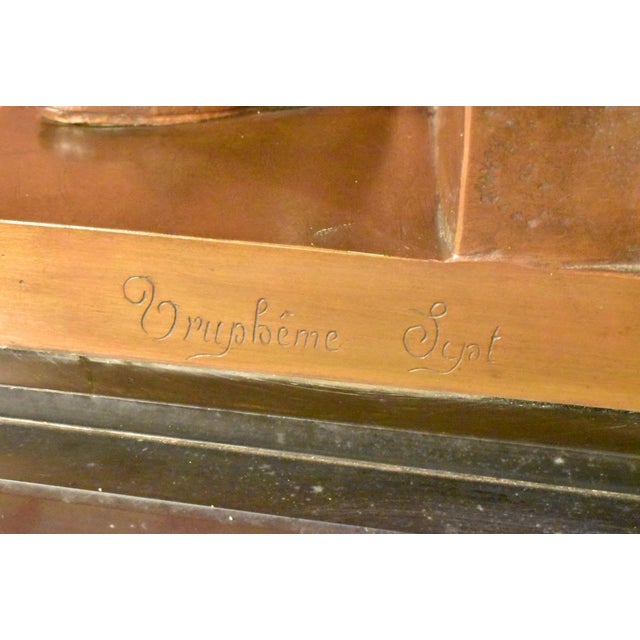 French 19th Century Le Marquis De Mirabeau Bronze For Sale - Image 3 of 5