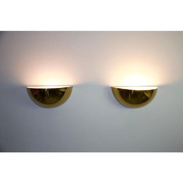 Brass Wall Lamps from Stilnovo, Italy, 1980s, Set of 2 For Sale - Image 13 of 17