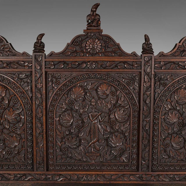 Wood 1880's Large Antique Veranda Bench For Sale - Image 7 of 12