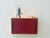 Mid-Century Modern Mid-Century Modern Wall Cabinet with Red Sliding Doors, 1960s For Sale - Image 3 of 15