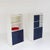 Pair of modular storage furniture produced in Italy in the 1960s, characterised by a rational and functional aesthetic...