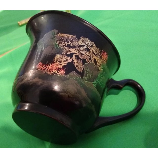 Early 20th Century Vintage Far East Lacquer Set For Sale - Image 5 of 13