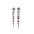 Crafted in 18k white gold, these exquisite drop earrings are a stunning addition to any collection. Featuring 2.60 carats...