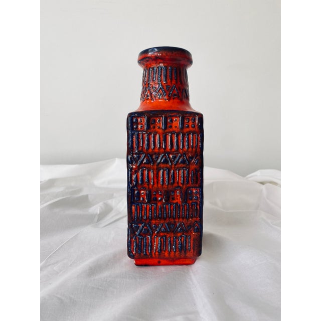 Brutalist Vase from Bay Keramik, Germany For Sale - Image 5 of 11