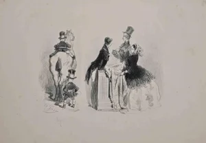 Gustave Doré, Ménagerie Parisienne, Original Lithograph, 1854