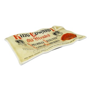 Vintage Italian Vide-Poche in Porcelain King Edward I by Piero Fornasetti, 1960s For Sale