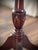 Mid-Century Modern Vintage Lane Mahogany Drum Table Round Pedestal Side End Table Drawer Claw Feet For Sale - Image 3 of 11