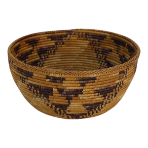 Southwest Native American Navajo Geometrical Woven Basket C1910