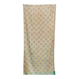 Polka Dot Silk Kantha Reversible Throw
