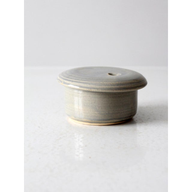 Contemporary Vintage Studio Pottery Jar For Sale - Image 3 of 9