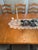 1990s Cherrico Solid Oak Expandable Dining Set With 10 Chairs For Sale - Image 4 of 12
