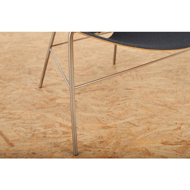 Shell Chair with Base in Matte Metal by Piergiorgio Cazzaniga for Living Divani, 2000 For Sale - Image 6 of 12