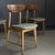 Dining Chairs in Wooden Frame and Fabric Seat, 1960s, Set of 4 For Sale - Image 10 of 10