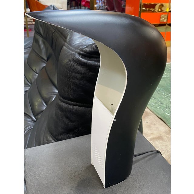 Black Italian Mid-Century Modern Plastic 'Pelota' Table Lamp by Casati and Ponzio For Sale - Image 8 of 8