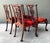 Yves Saint Laurent Vintage Hand Carved Chippendale Dining Chairs in 80s Yves St Laurent Printed Velvet - Set of 4 For Sale - Image 4 of 12