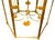 Antique Monumental-Sized Gilt Wrought Iron Hall Lantern For Sale In New York - Image 6 of 6