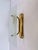 1980s Mid-Century Brass and Glass Wall Lights, 1980s, Set of 2 For Sale - Image 5 of 8