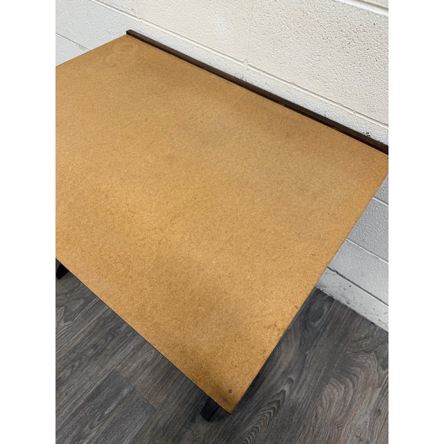 Vintage Adjustable Architect Drafting Table With Storage Compartment For Sale - Image 13 of 16
