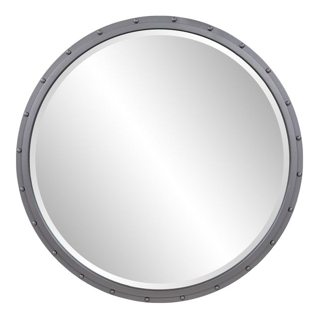 Fordham Round Industrial Mirror For Sale