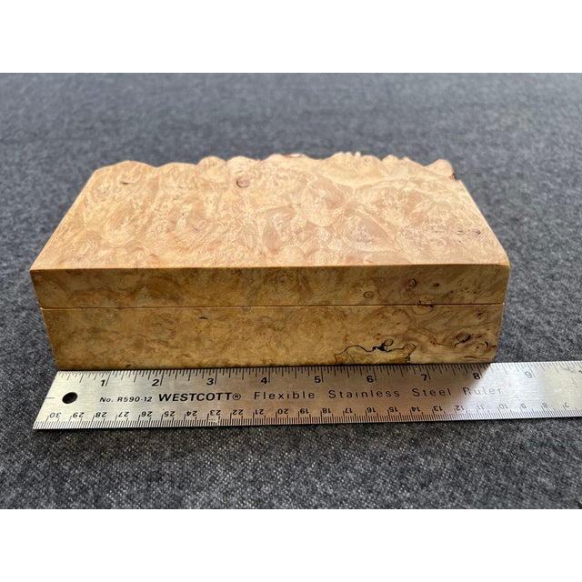 Michael Elkan Studio Birdsye Maple Jewelry Box For Sale - Image 9 of 15